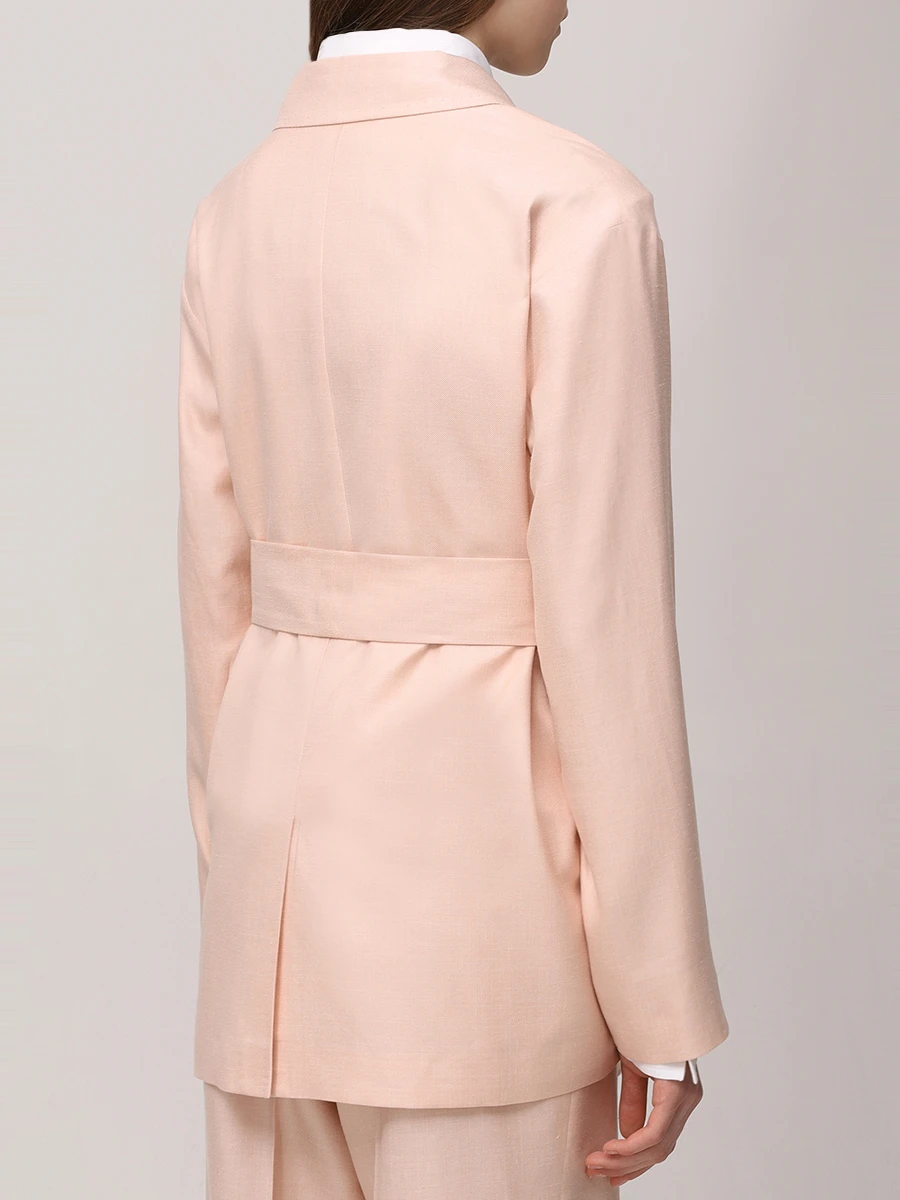 Пиджак из шерсти и шелка