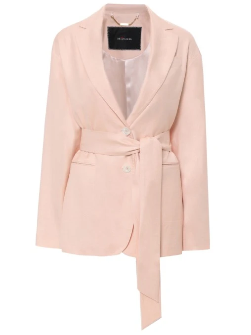 Пиджак из шерсти и шелка KITON