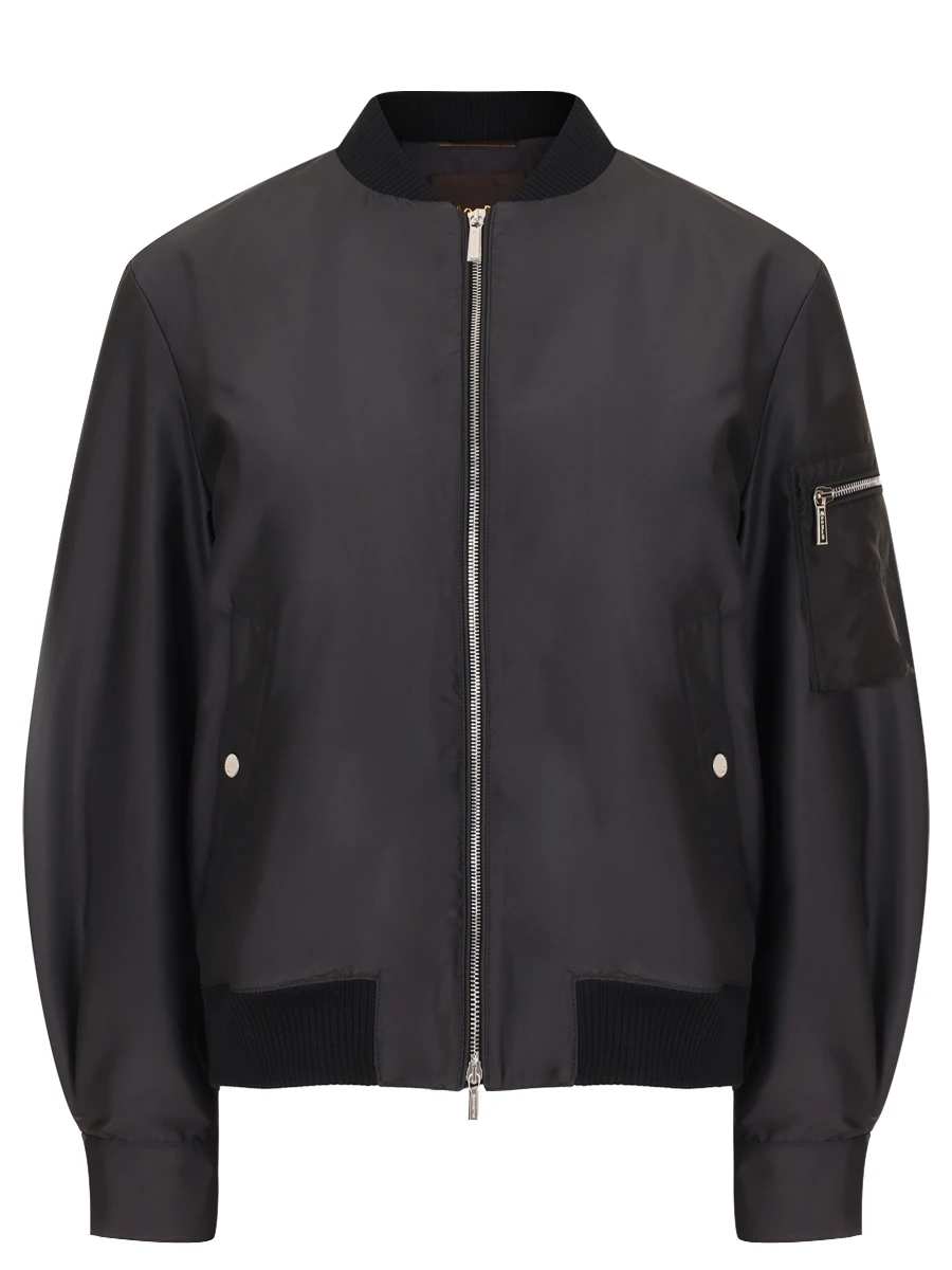 Бомбер однотонный