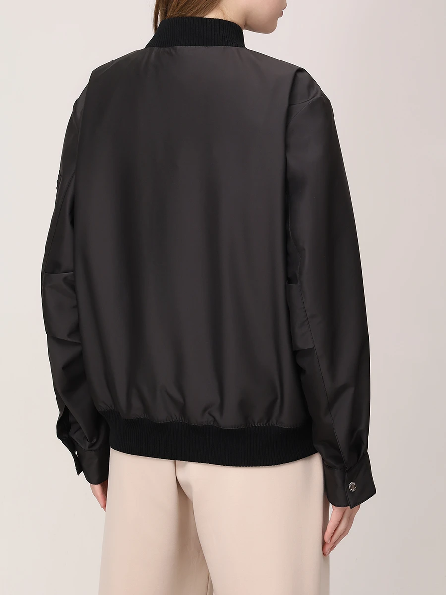 Бомбер однотонный