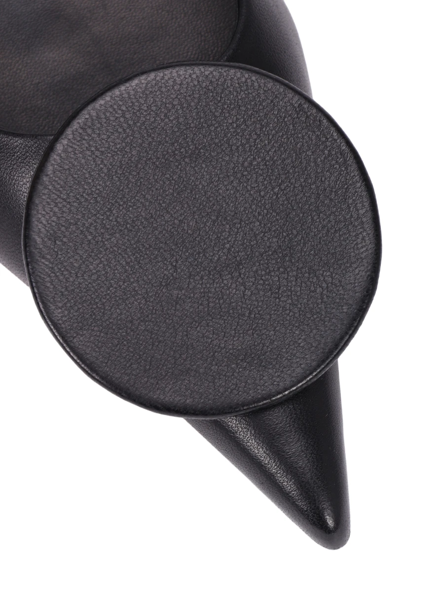 Балетки кожаные