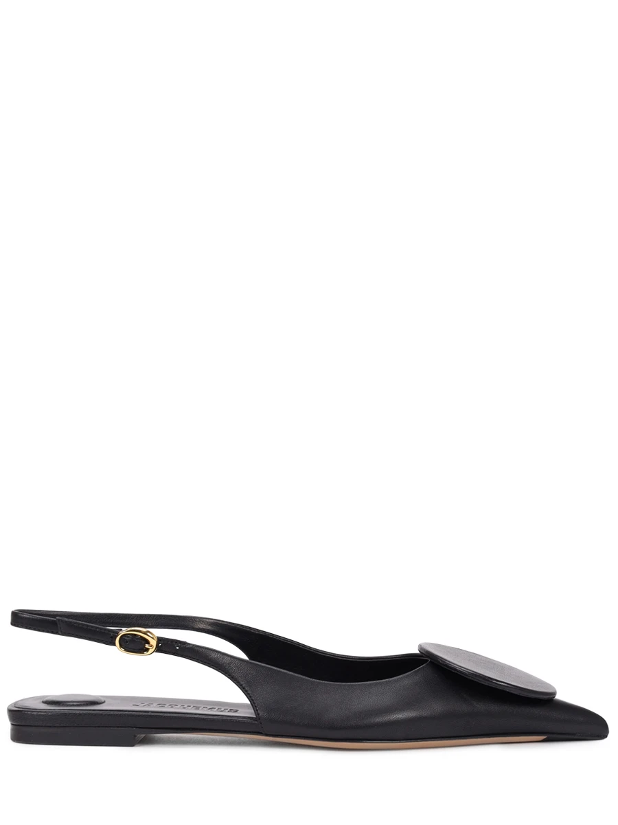 Балетки кожаные