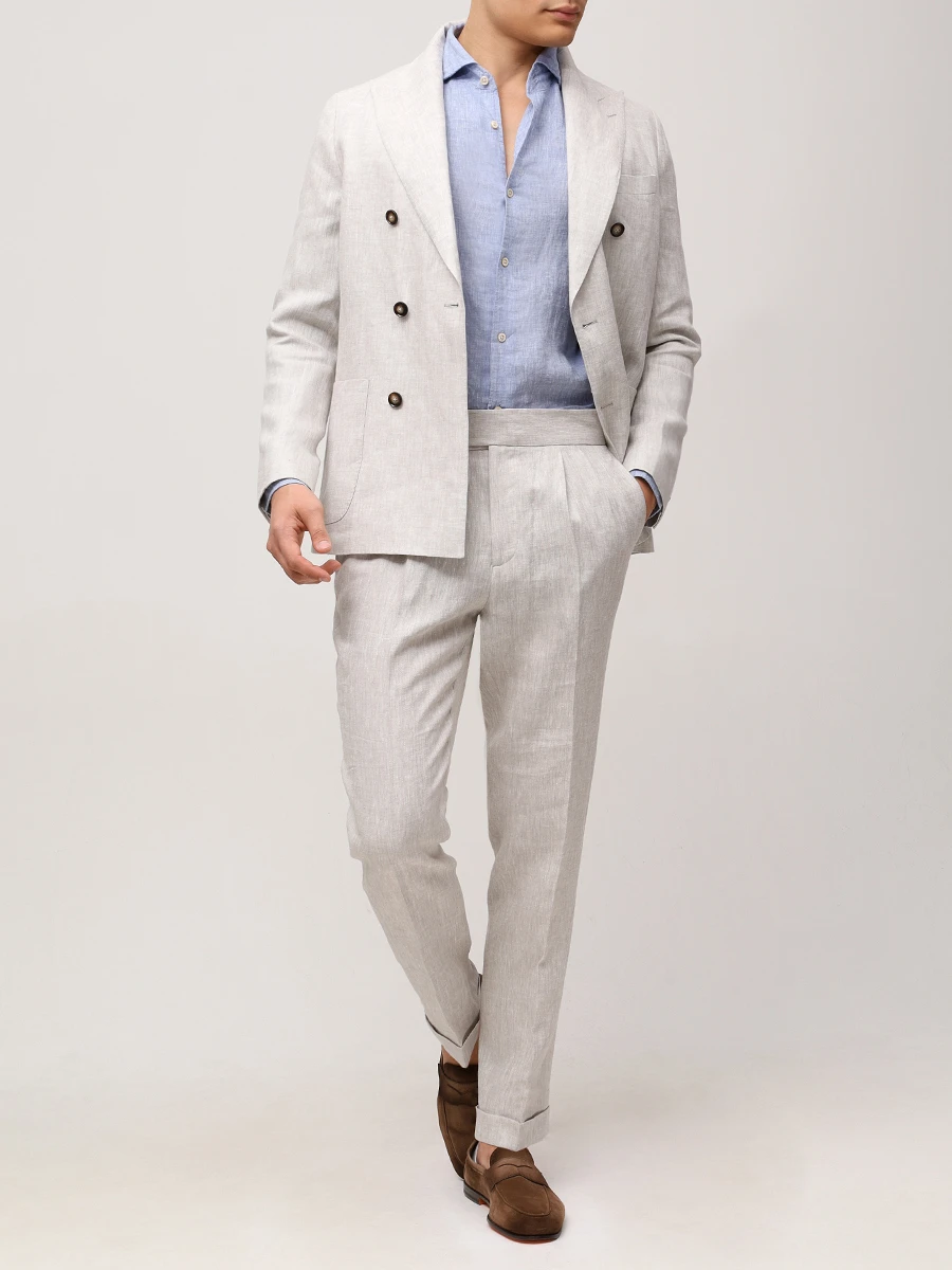 Рубашка Regular Fit льняная