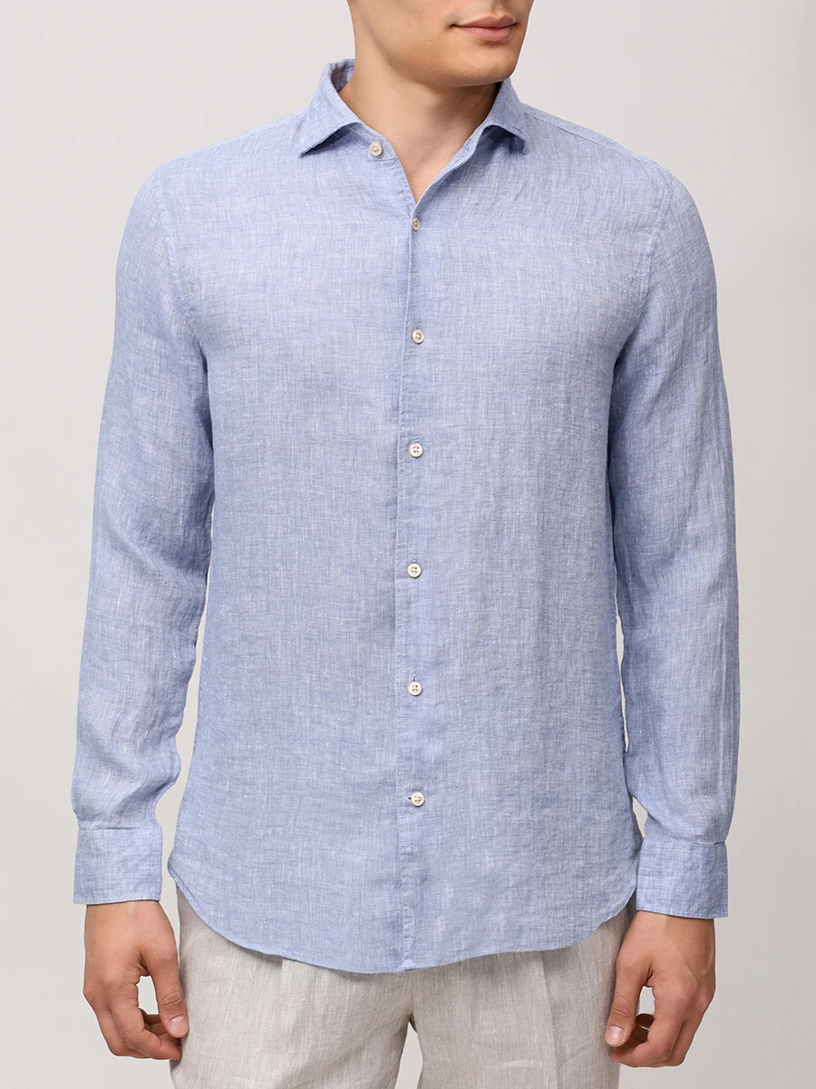 Рубашка Regular Fit льняная