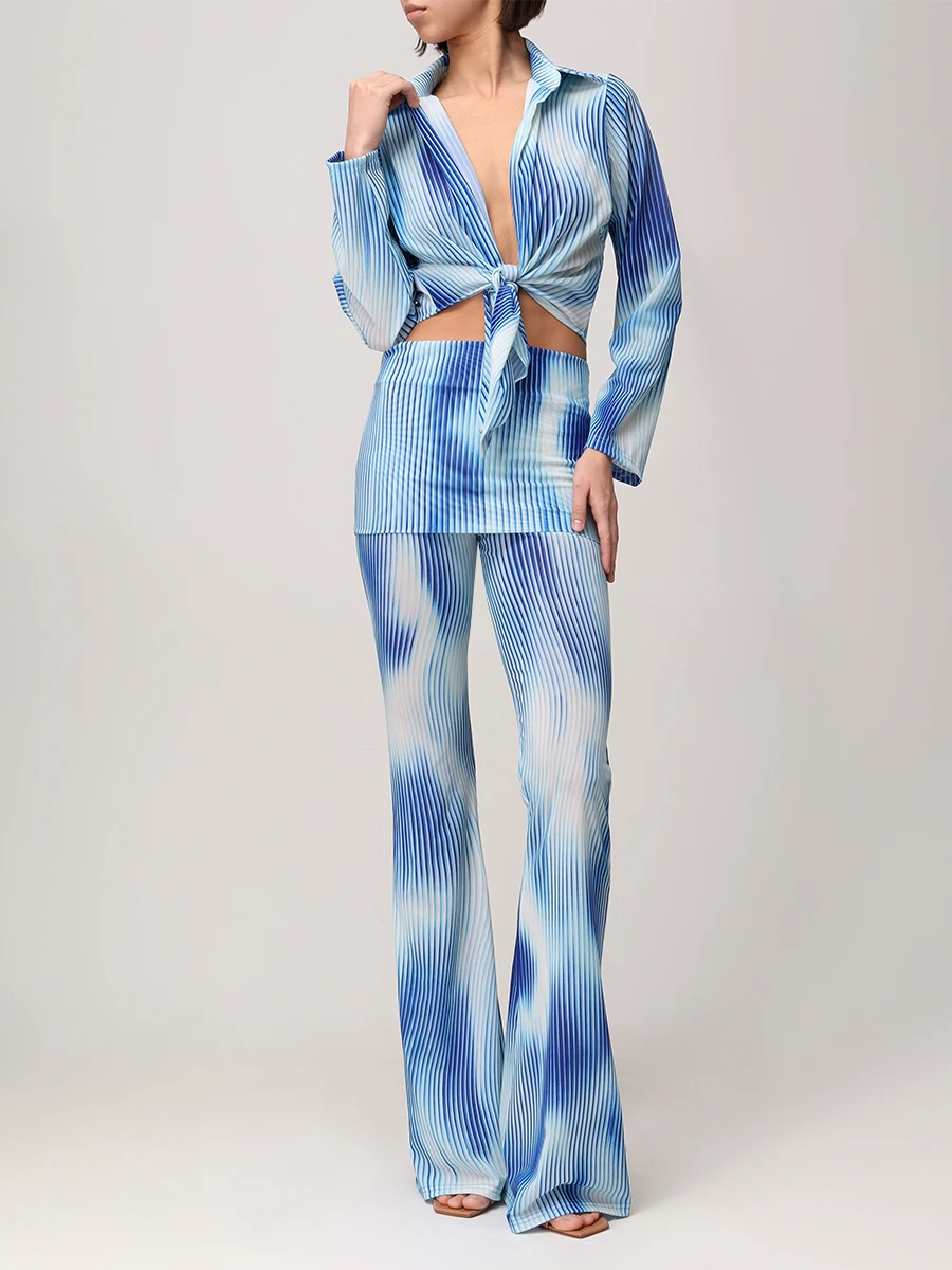 Топ с принтом Greta