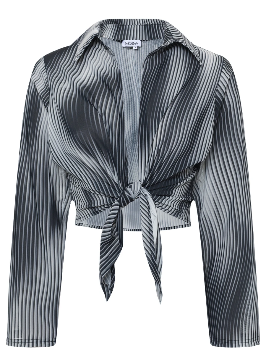 Топ с принтом Greta