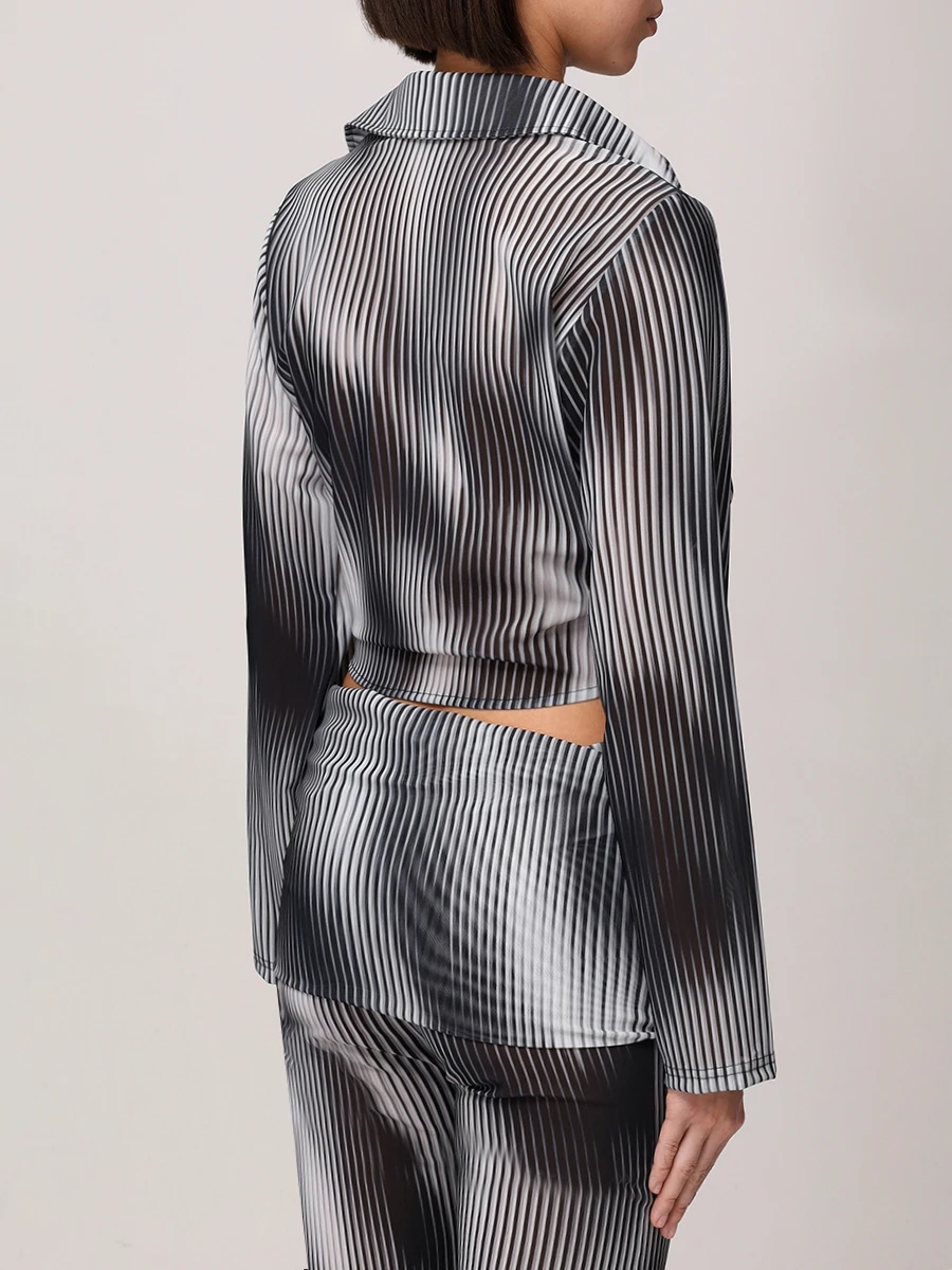 Топ с принтом Greta