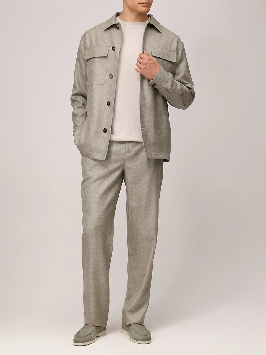 Костюм из шерсти и шелка