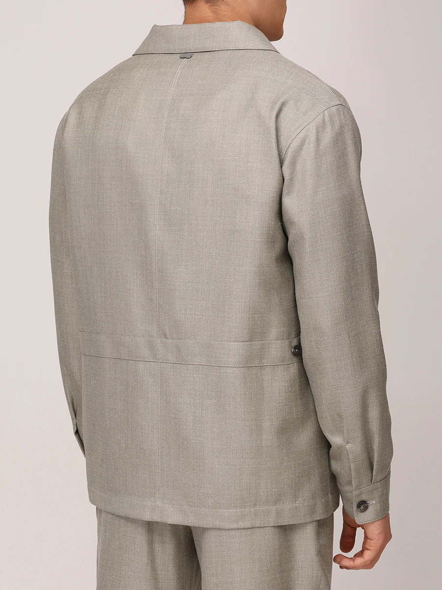 Костюм из шерсти и шелка