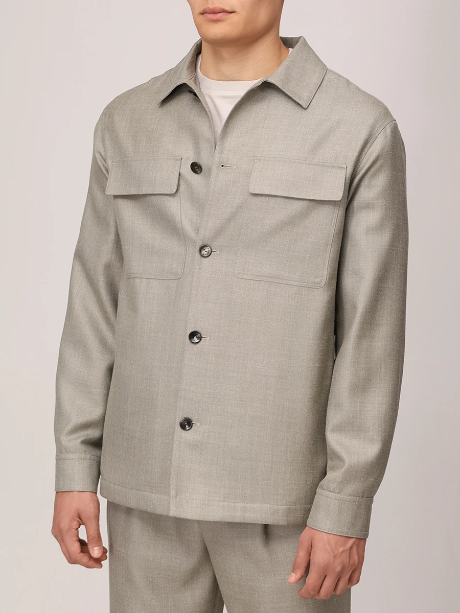 Костюм из шерсти и шелка