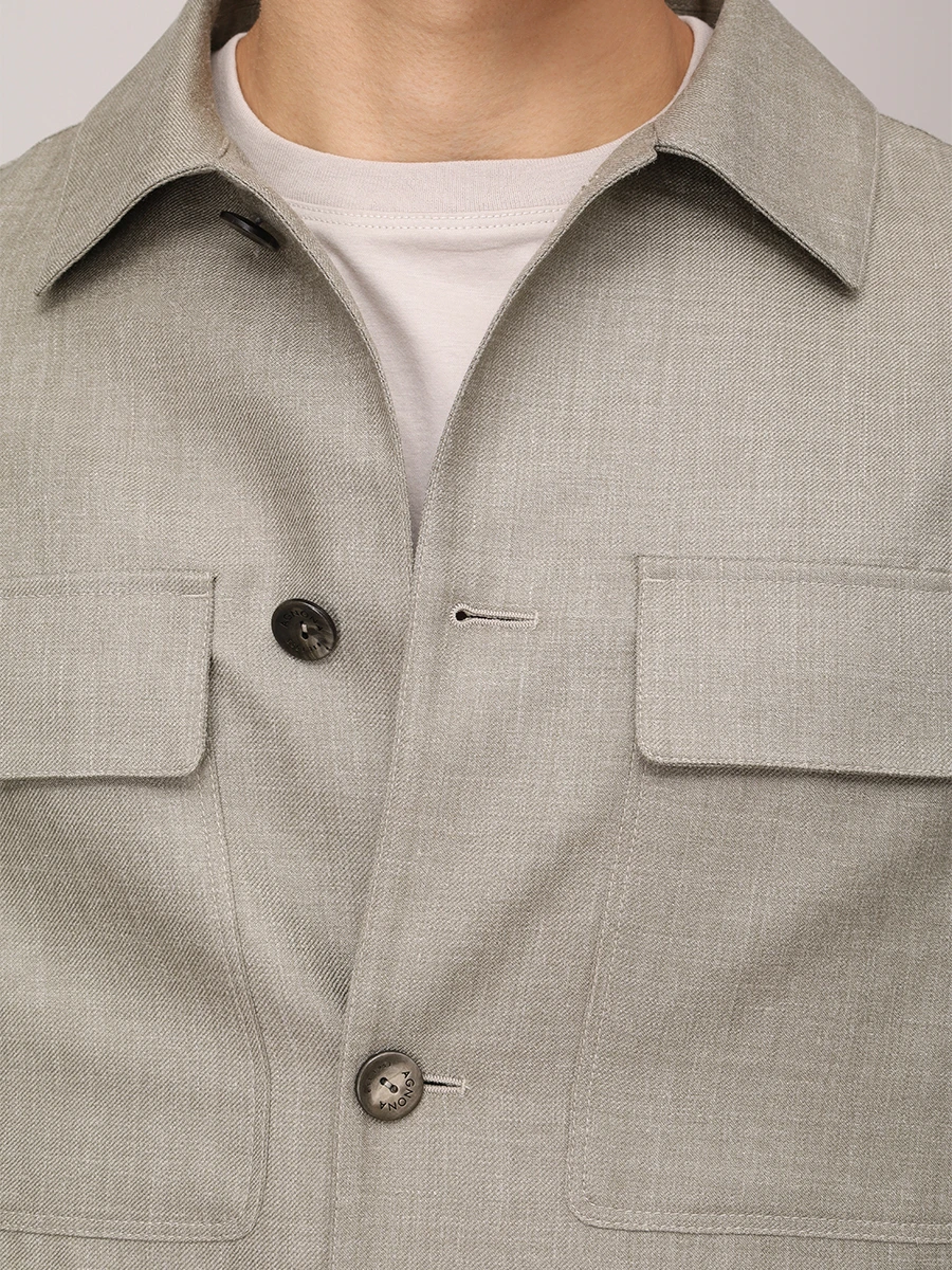 Костюм из шерсти и шелка