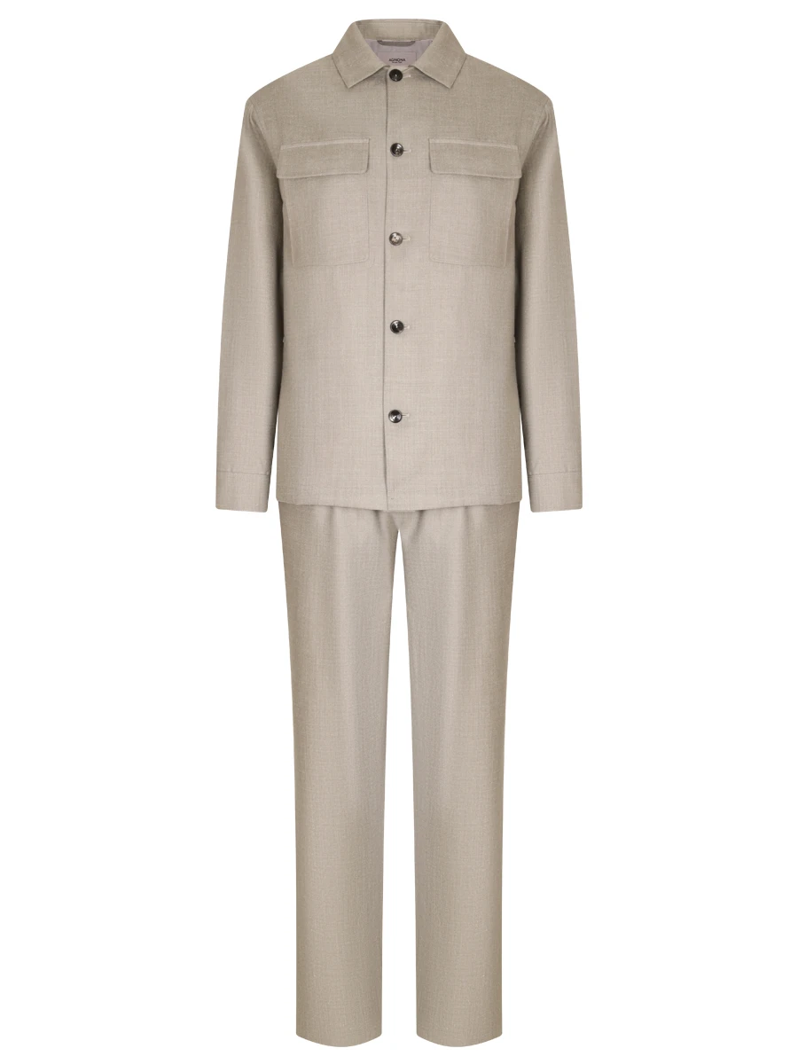 Костюм из шерсти и шелка