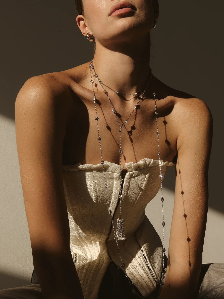 Колье-трансформер Astraea silver