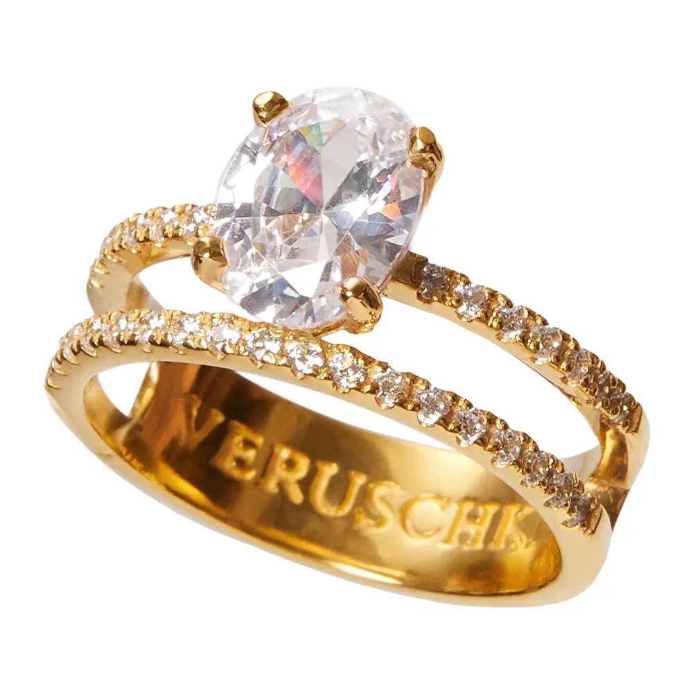Кольцо Neone white gold