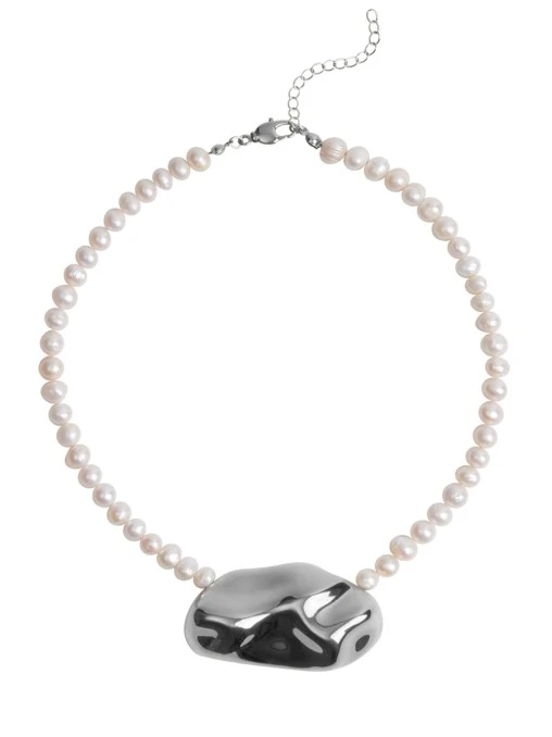 Колье из жемчуга Genese silver VERUSCHKA