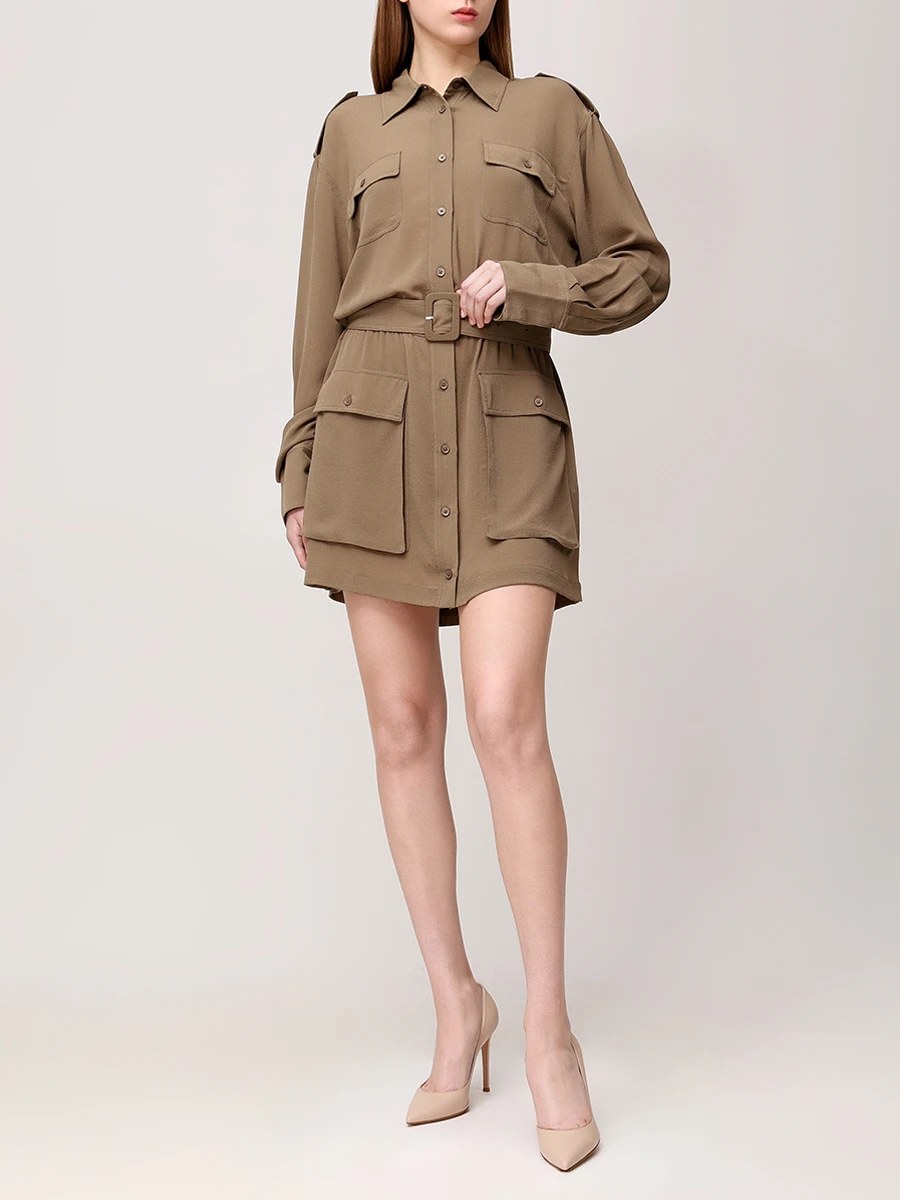 Платье шелковое