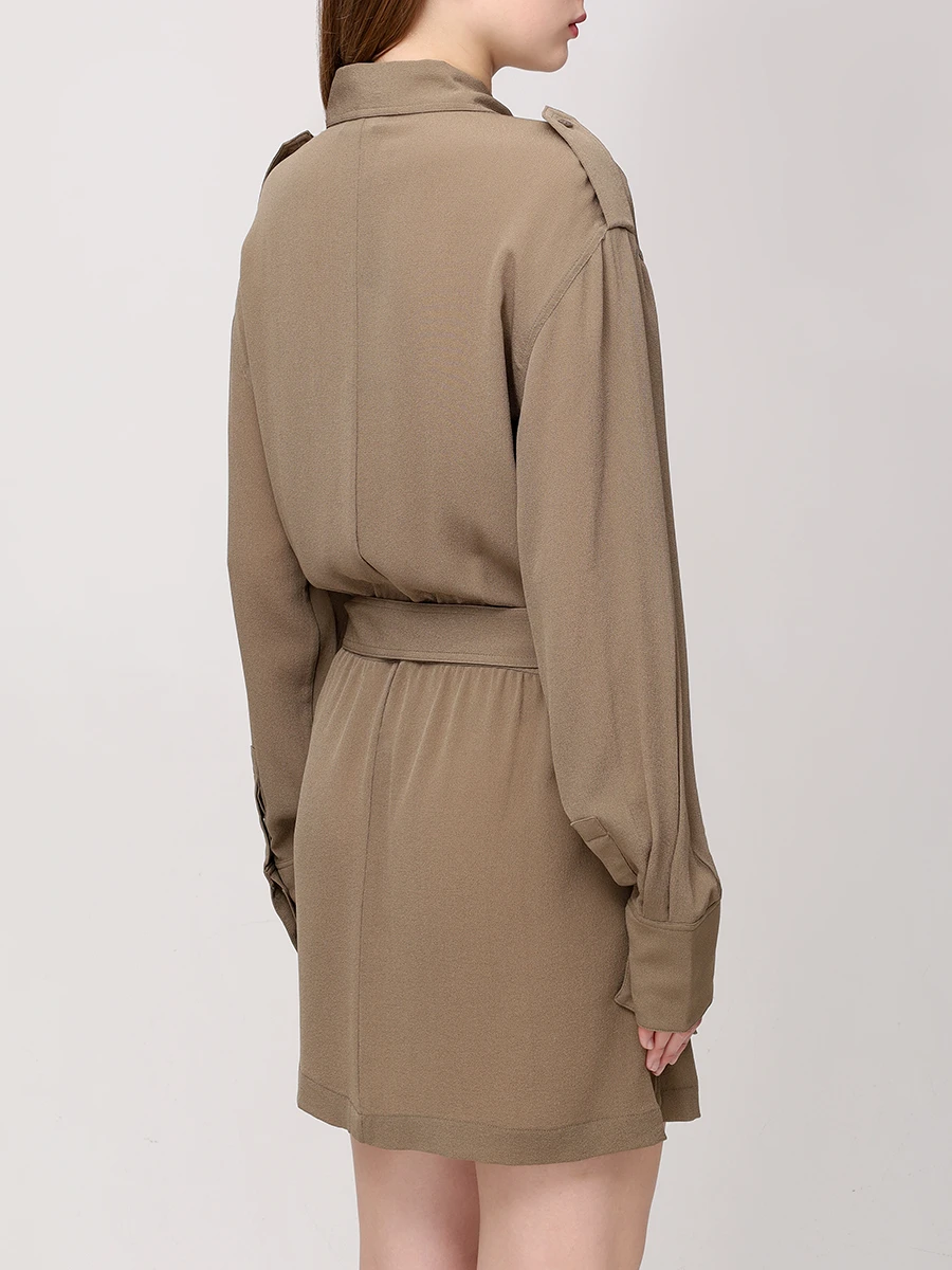 Платье шелковое