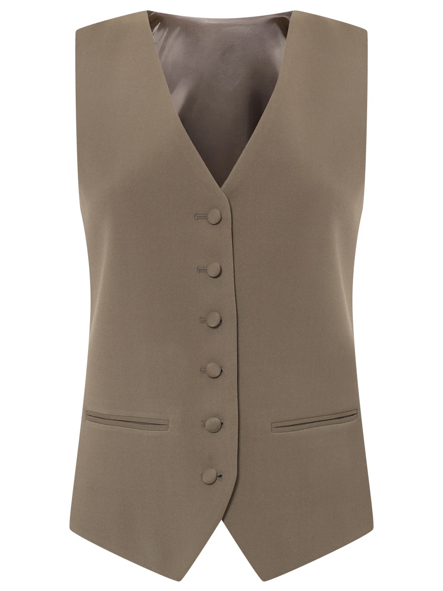 Жилет шелковый