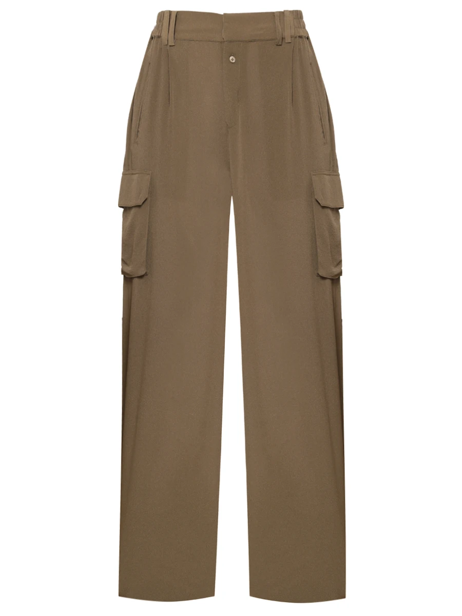 Брюки-карго шелковые