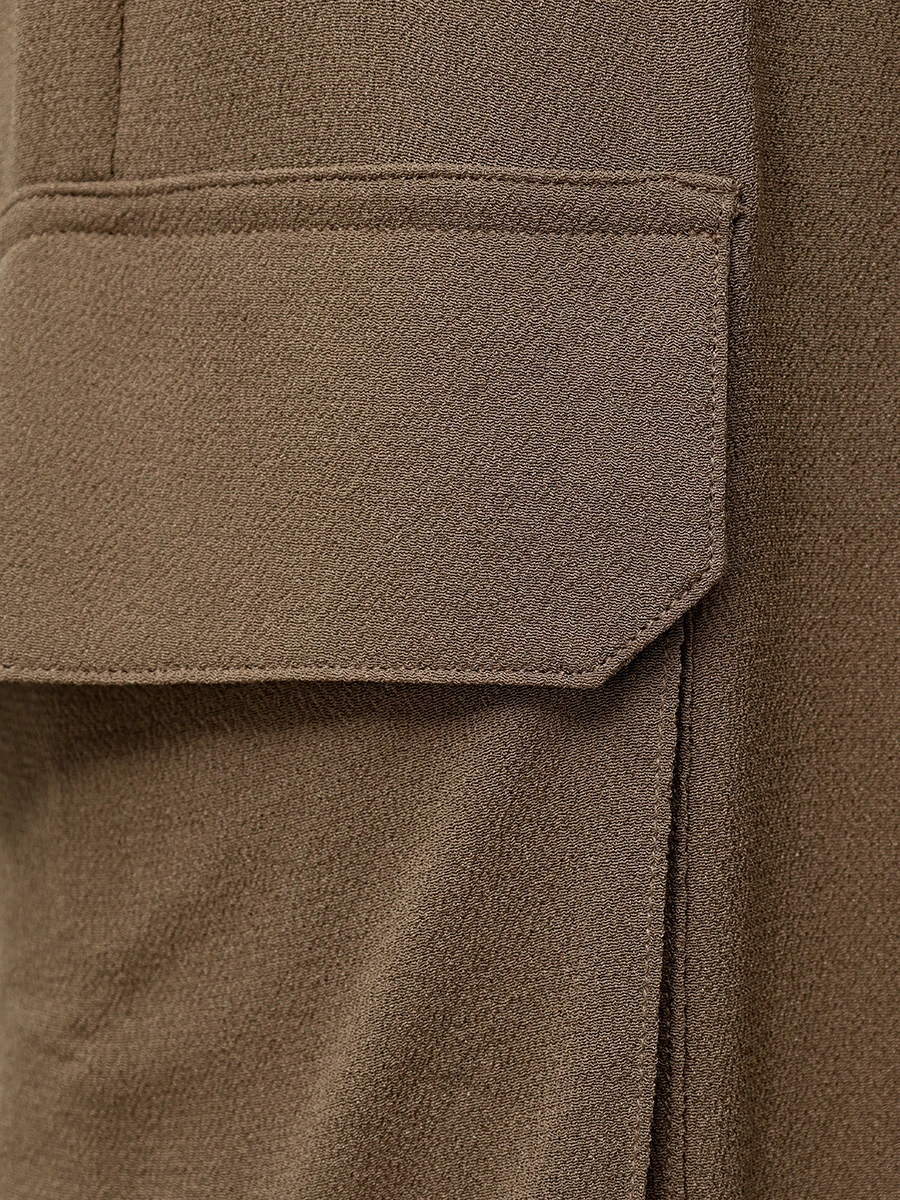 Брюки-карго шелковые