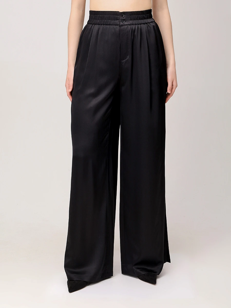 Брюки шелковые