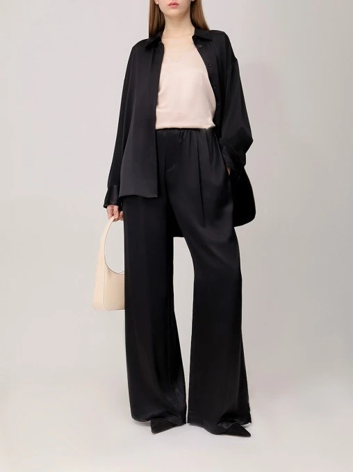 Брюки шелковые JACOB LEE