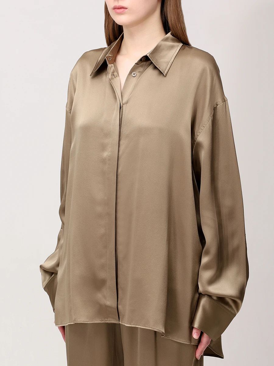 Блуза шелковая