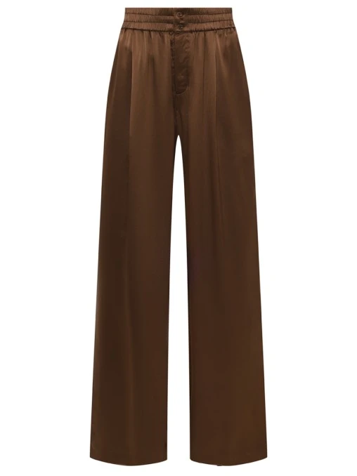 Брюки шелковые JACOB LEE