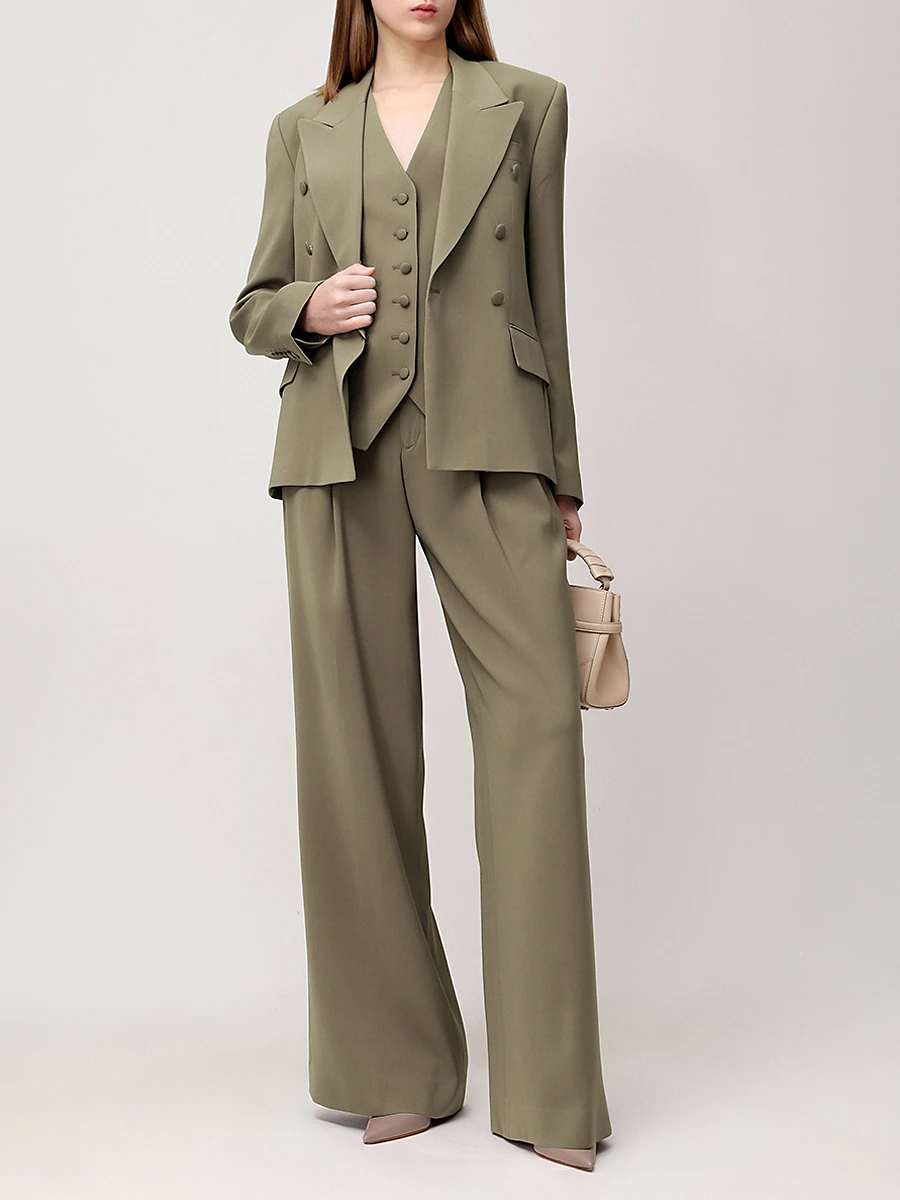 Брюки шелковые