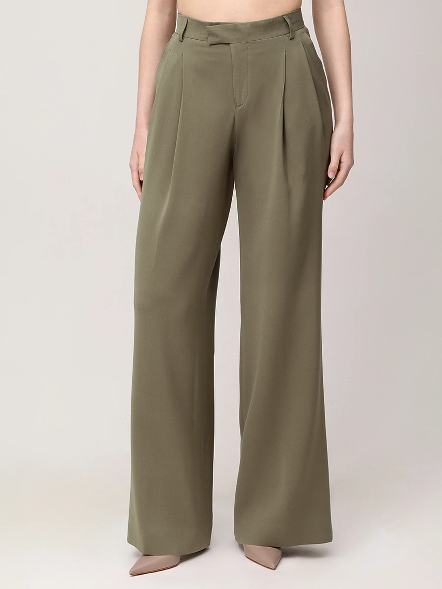 Брюки шелковые