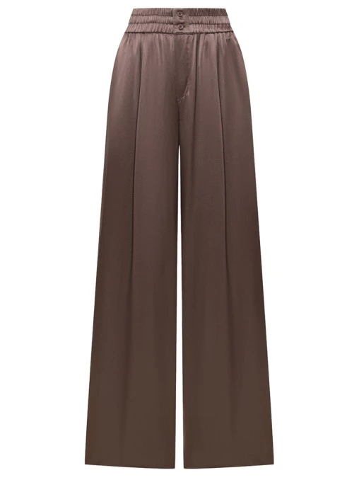 Брюки шелковые JACOB LEE