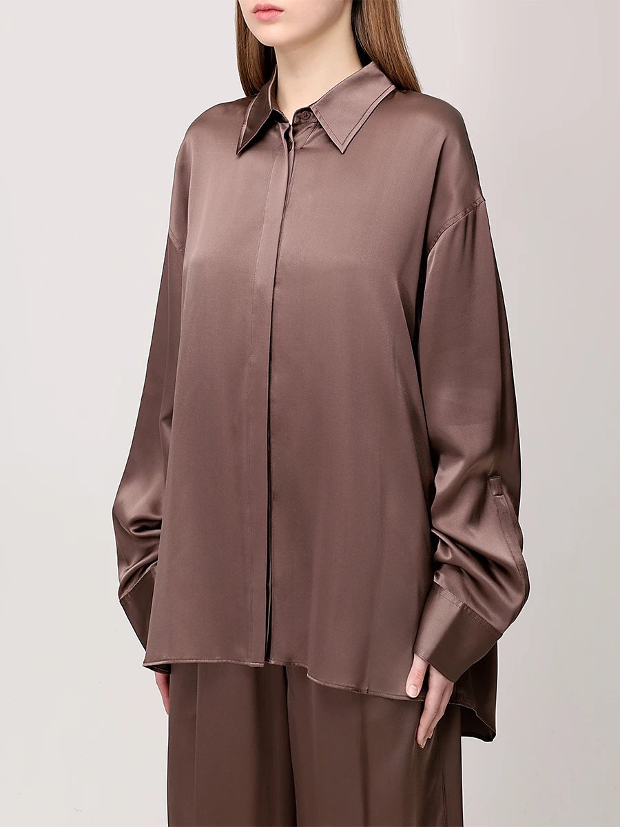 Блуза шелковая