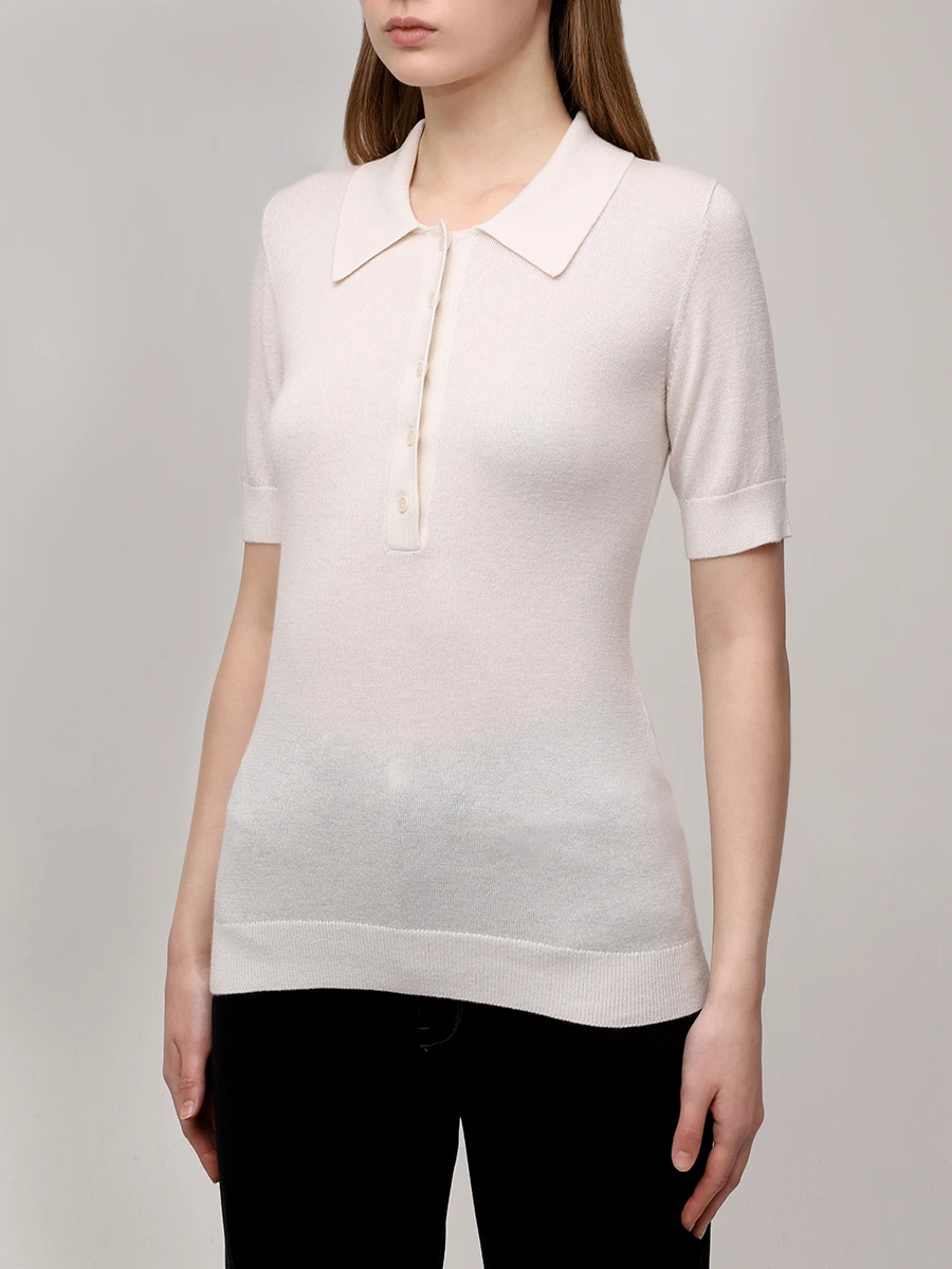 Поло из кашемира и шелка