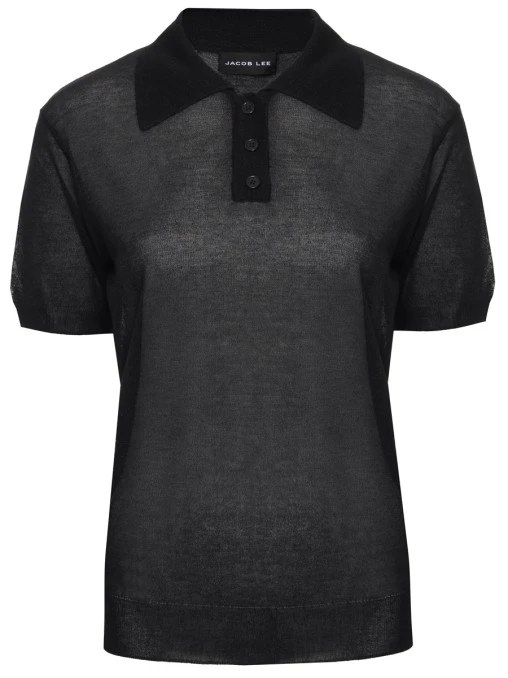 Поло из вискозы JACOB LEE