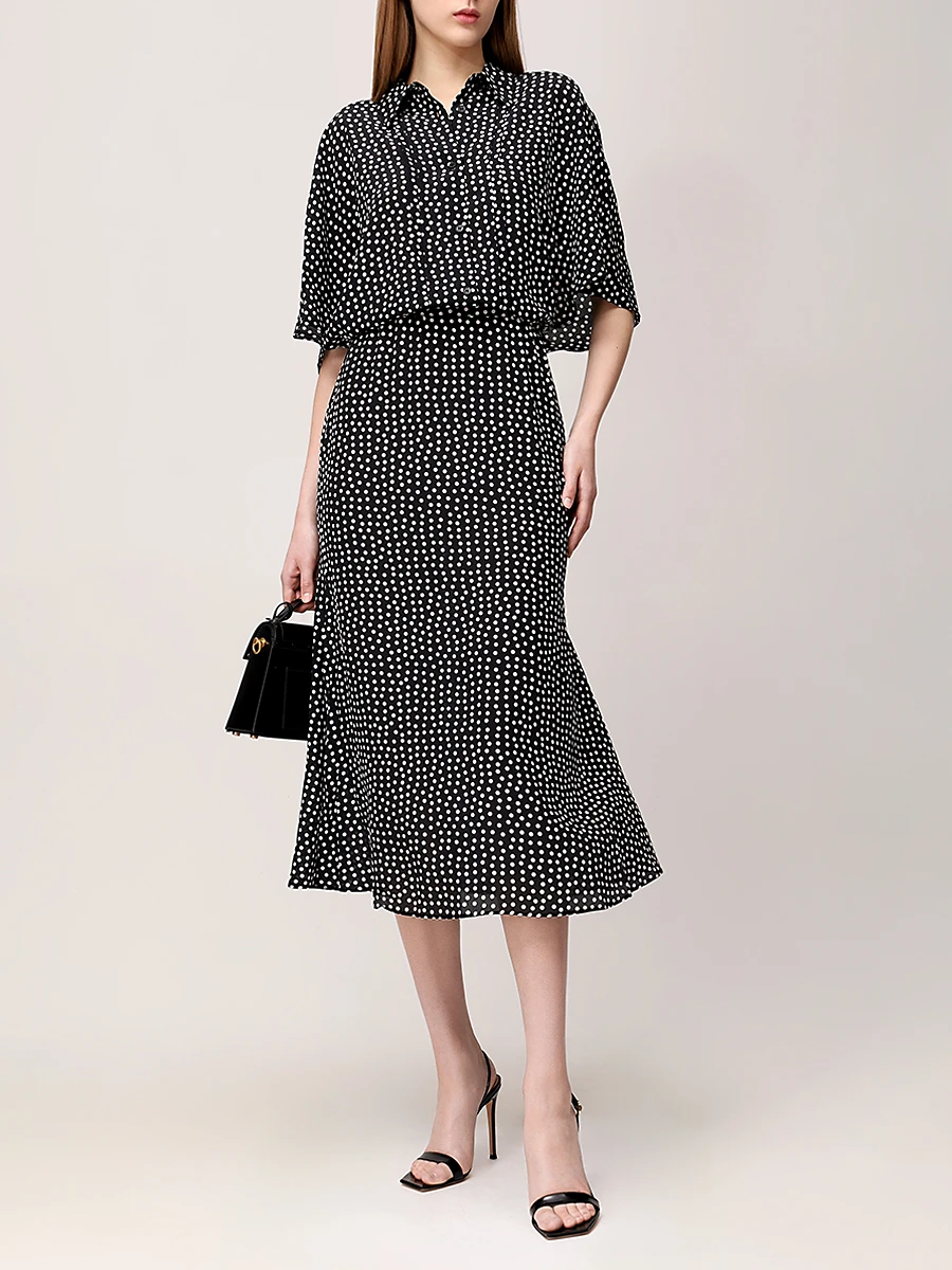 Платье шелковое