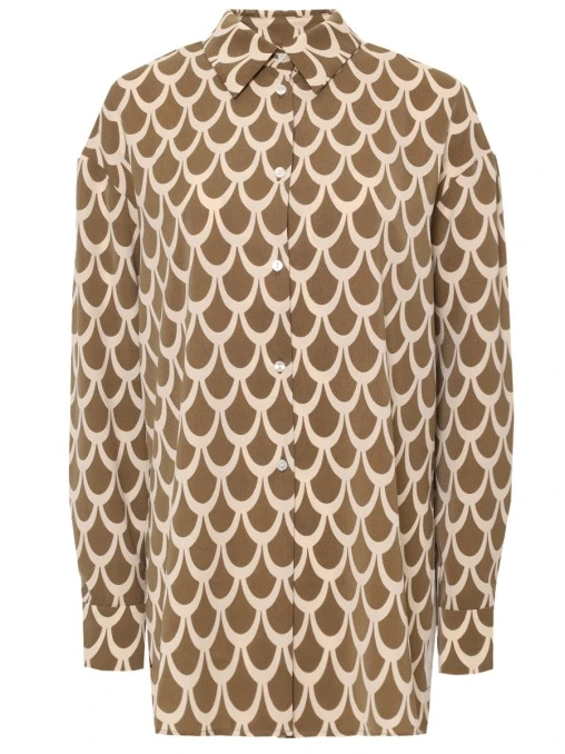 Блуза с принтом SEVEN LAB