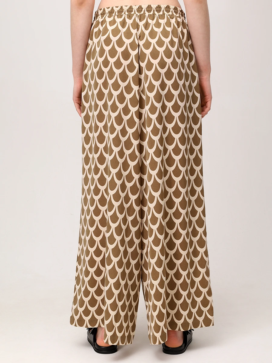 Брюки с принтом