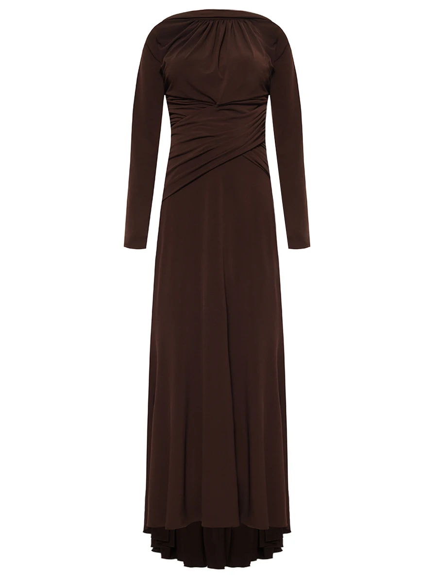 Платье однотонное