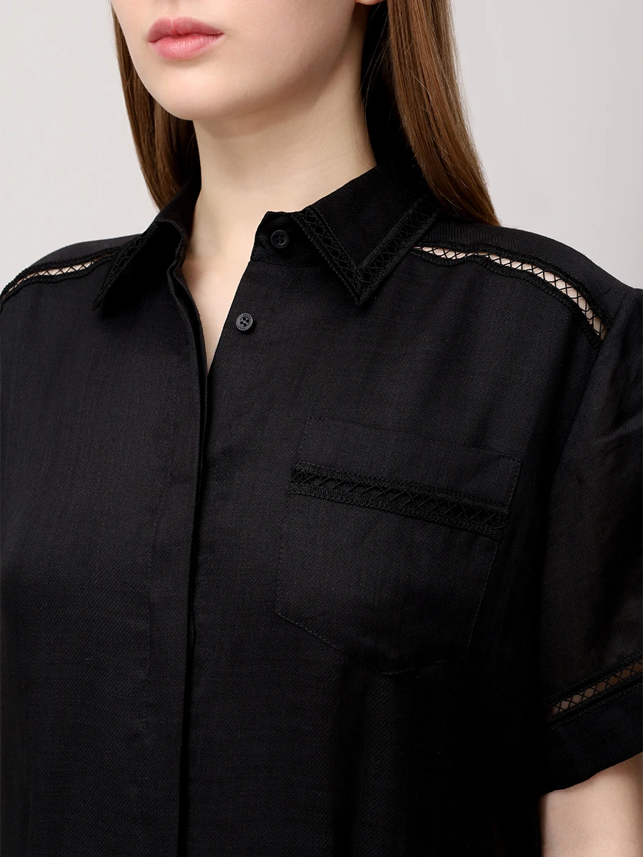 Платье из рами