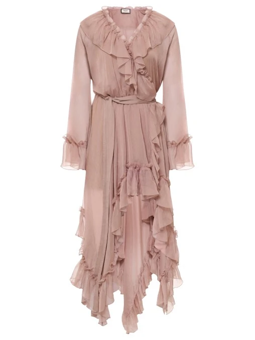 Платье с оборками SHATU