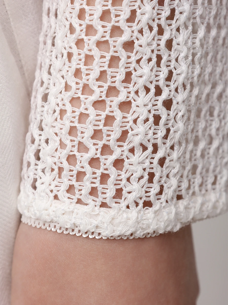 Топ из вязаного хлопка