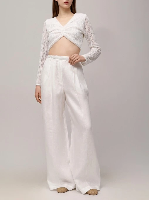 Топ из вязаного хлопка SHATU