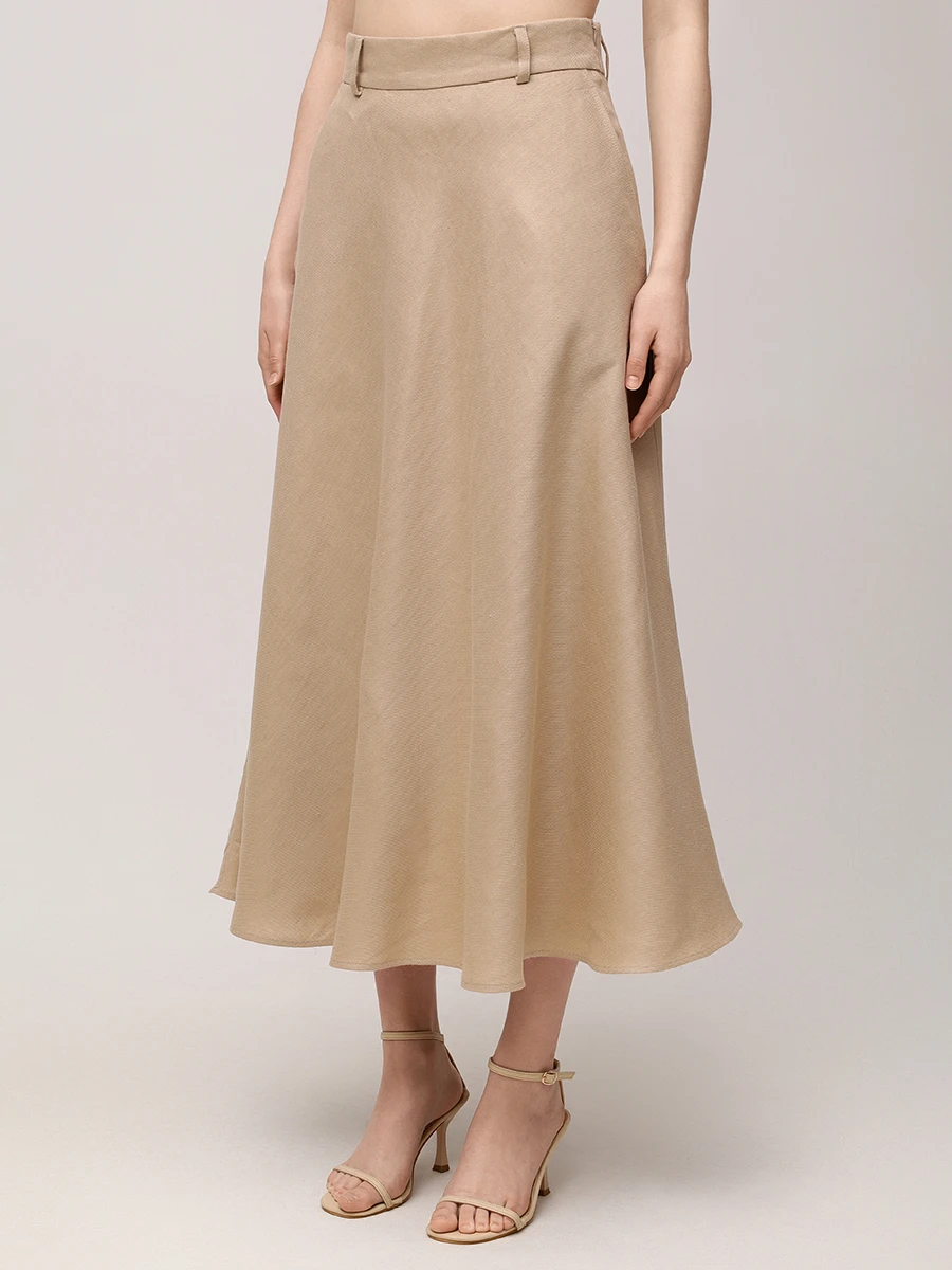 Юбка льняная