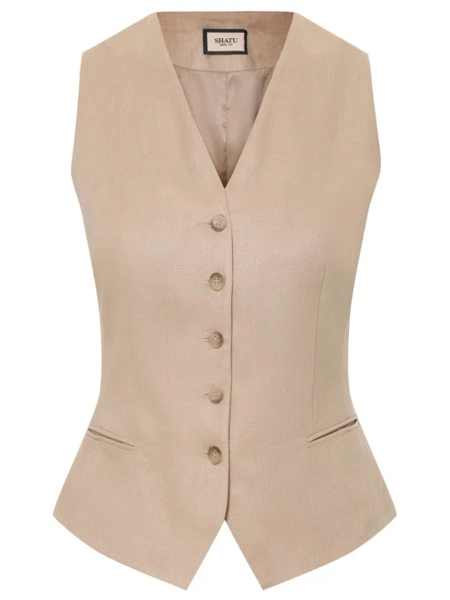 Жилет льняной SHATU