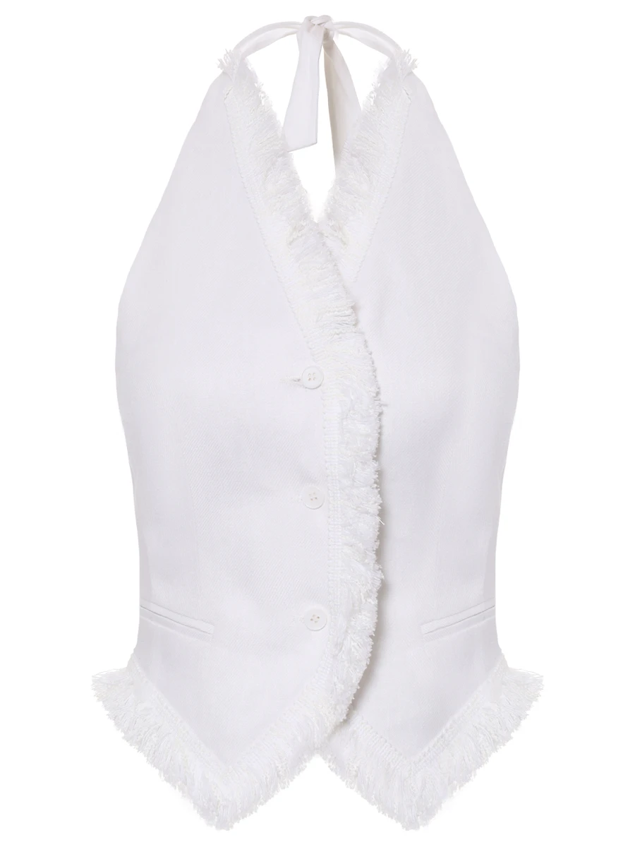 Жилет льняной