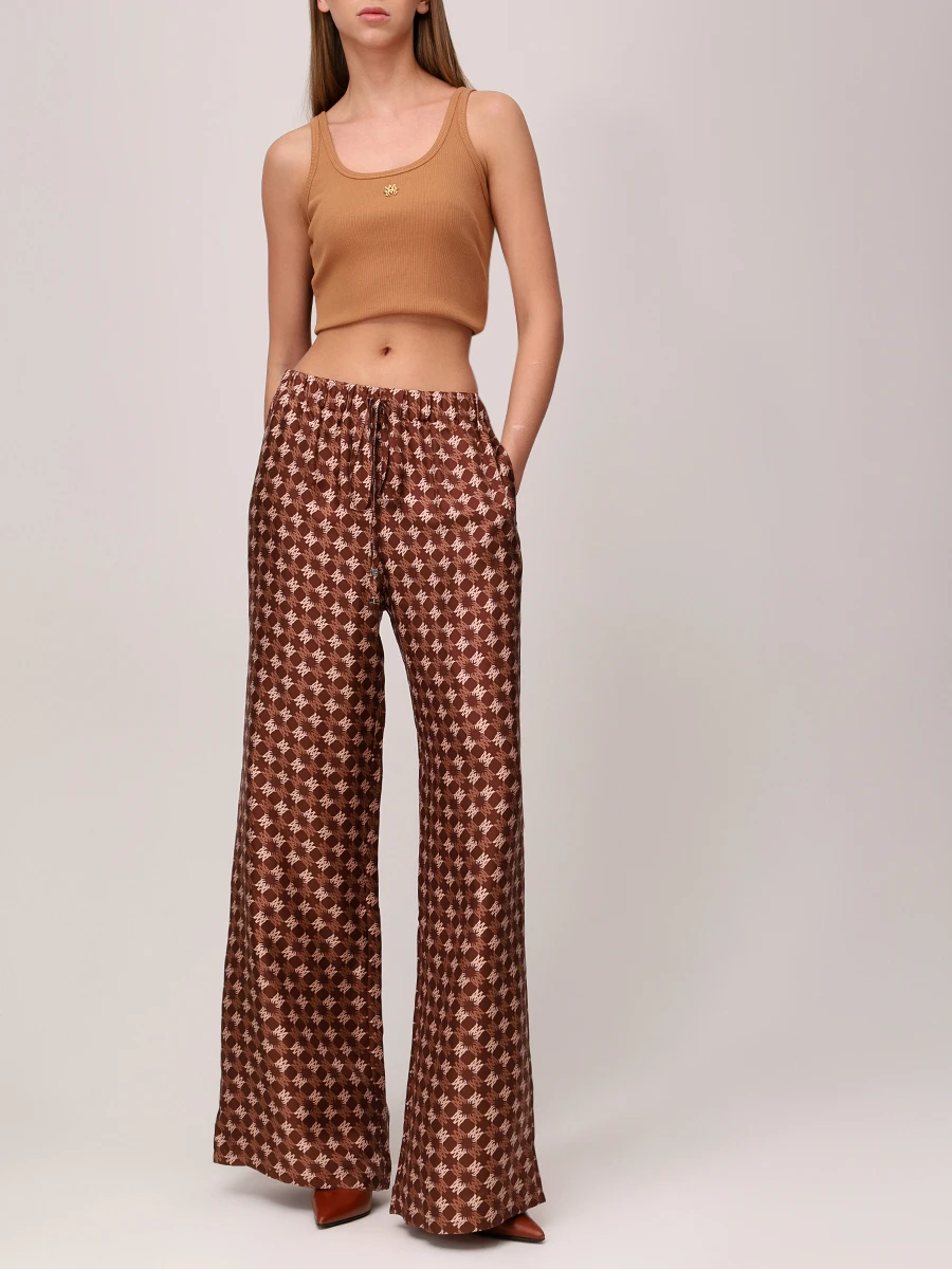 Брюки шелковые