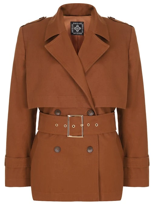 Тренч Paris mood хлопковый WHITE LILY