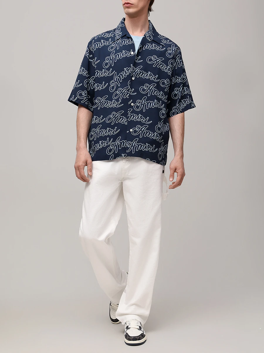 Рубашка Regular Fit из вискозы