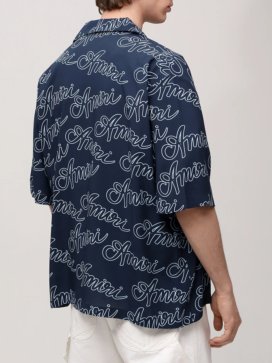 Рубашка Regular Fit из вискозы