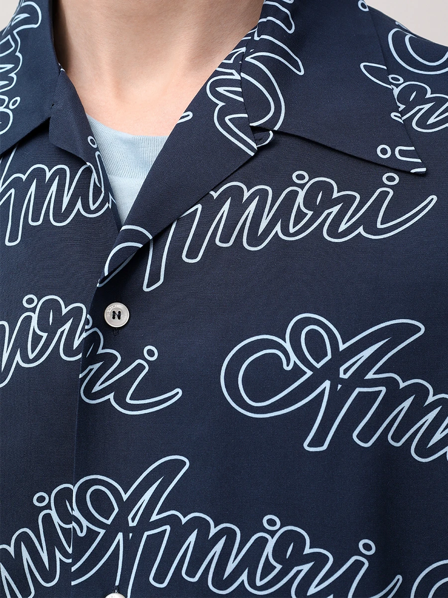 Рубашка Regular Fit из вискозы